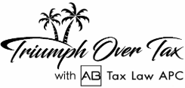Triumph Over Tax with AB Tax Law Logo